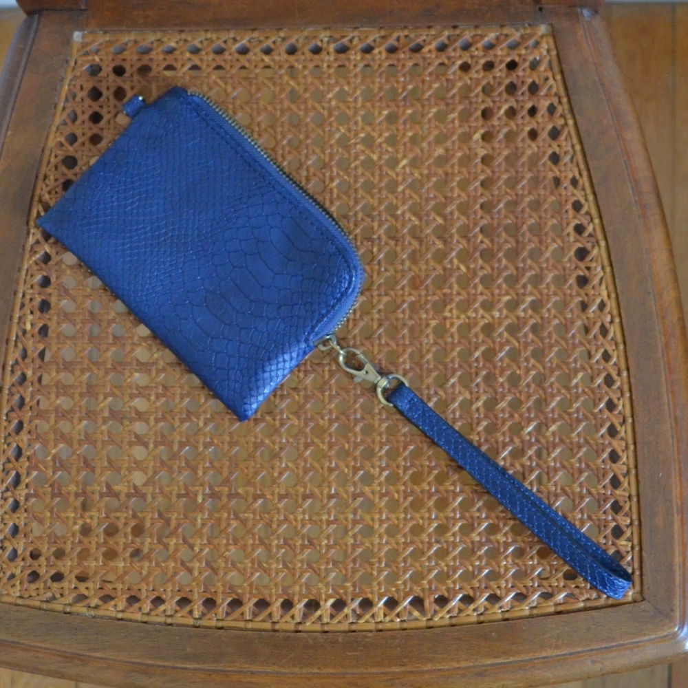 Blue Wristlet